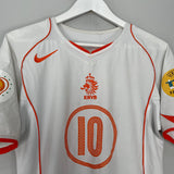 Shop 2004/06 NETHERLANDS V.NISTELROOY #10 AWAY SHIRT (S) NIKE, classic football shirts, vintage football shirts & retro soccer jerseys at Cult Kits