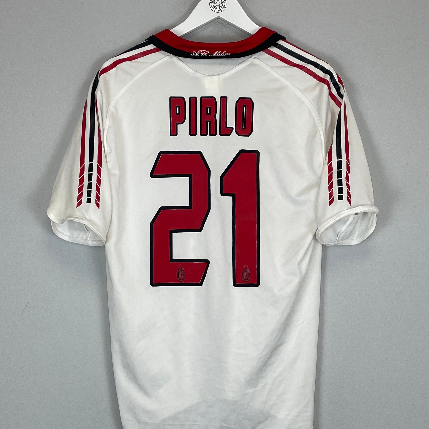 Shop 2005/06 AC MILAN PIRLO #21 AWAY SHIRT (M) ADIDAS, classic football shirts, vintage football shirts & retro soccer jerseys at Cult Kits