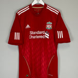 2010/12 LIVERPOOL MAXI #17 HOME SHIRT (L) ADIDAS