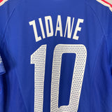 Shop 2002/04 FRANCE ZIDANE #10 HOME SHIRT (M) ADIDAS, classic football shirts, vintage football shirts & retro soccer jerseys at Cult Kits