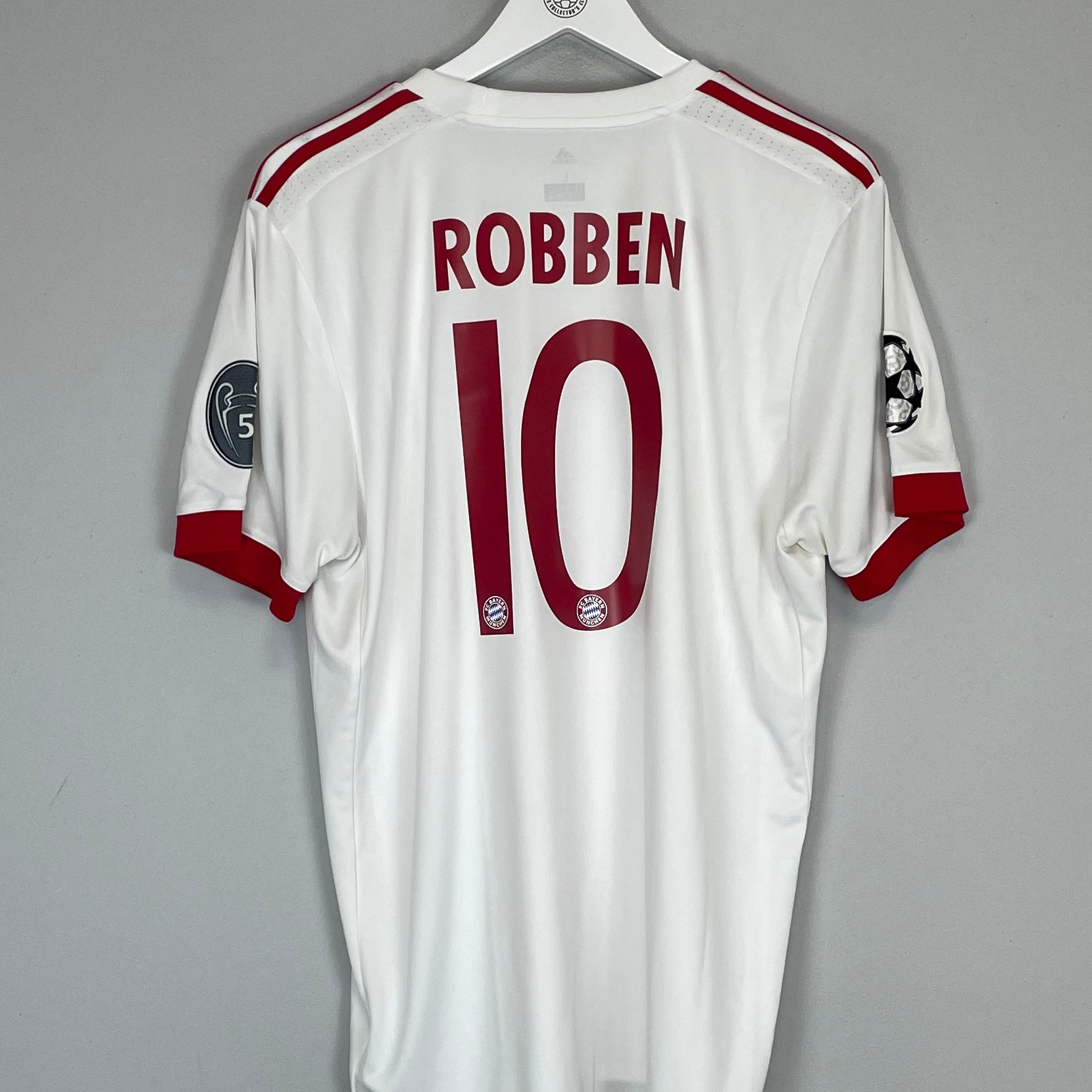 Shop 2017/18 BAYERN MUNICH ROBBEN #10 C/L THIRD SHIRT (L) ADIDAS, classic football shirts, vintage football shirts & retro soccer jerseys at Cult Kits