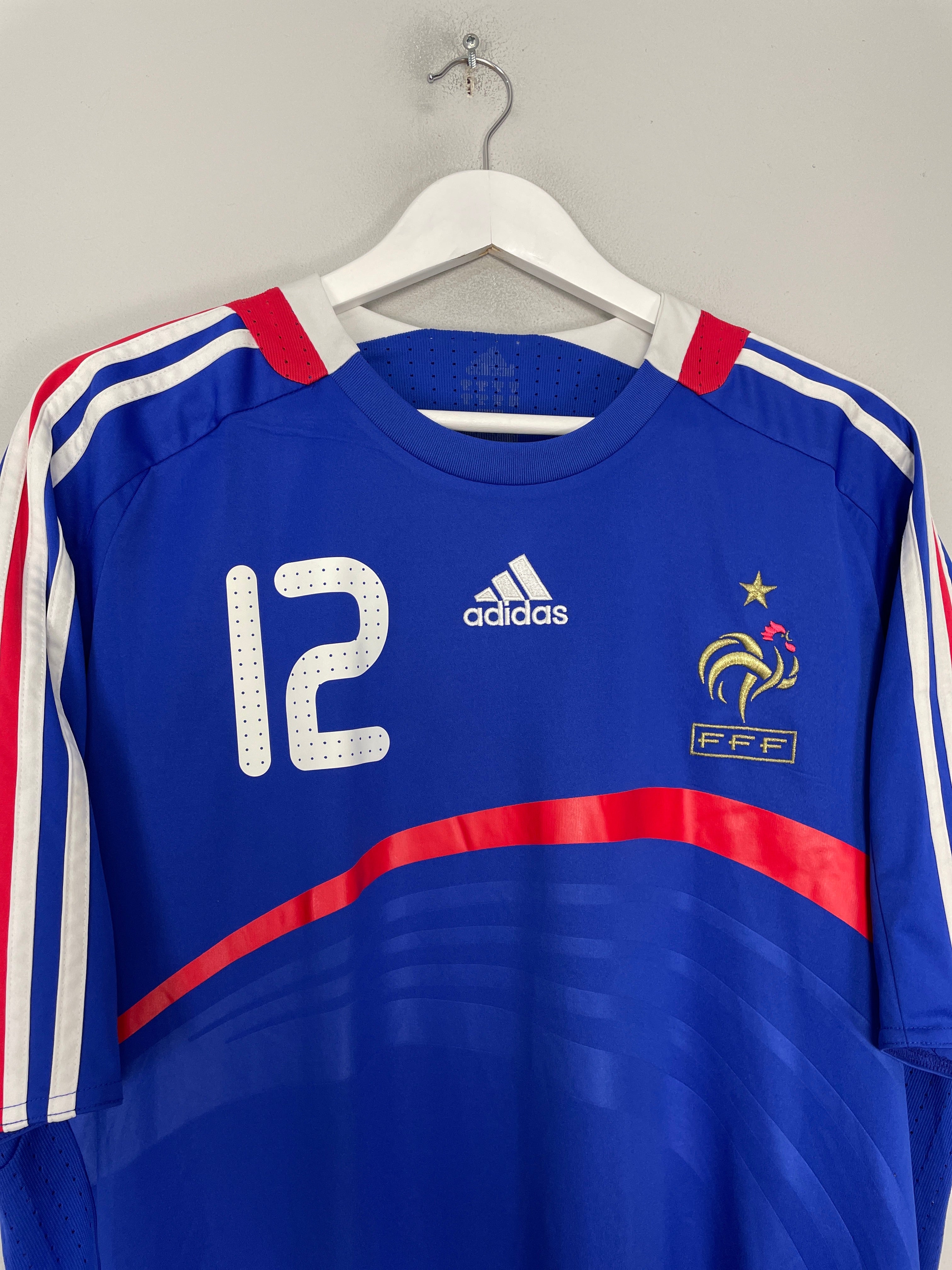 Shop 2007/08 FRANCE HENRY #12 HOME SHIRT (XL) ADIDAS, classic football shirts, vintage football shirts & retro soccer jerseys at Cult Kits