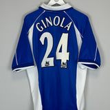 Shop 2000/02 EVERTON GINOLA #24 HOME SHIRT (L) PUMA, classic football shirts, vintage football shirts & retro soccer jerseys at Cult Kits