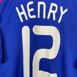 Shop 2007/08 FRANCE HENRY #12 HOME SHIRT (XL) ADIDAS, classic football shirts, vintage football shirts & retro soccer jerseys at Cult Kits