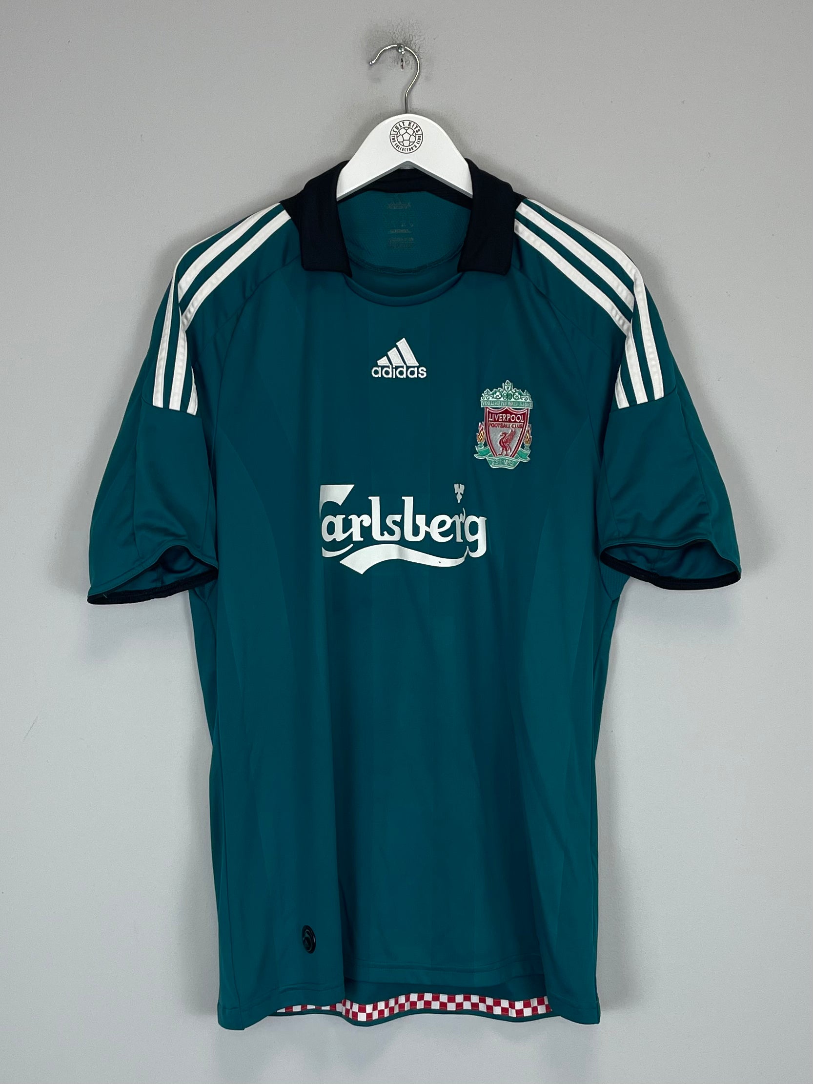 Shop 2008/09 LIVERPOOL ALONSO #14 AWAY SHIRT (L) ADIDAS, classic football shirts, vintage football shirts & retro soccer jerseys at Cult Kits