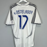 2006/07 REAL MADRID V.NISTELROOY #17 HOME SHIRT (L) ADIDAS