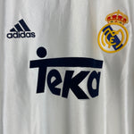 Shop 1998/00 REAL MADRID HOME SHIRT (L) ADIDAS, classic football shirts, vintage football shirts & retro soccer jerseys at Cult Kits