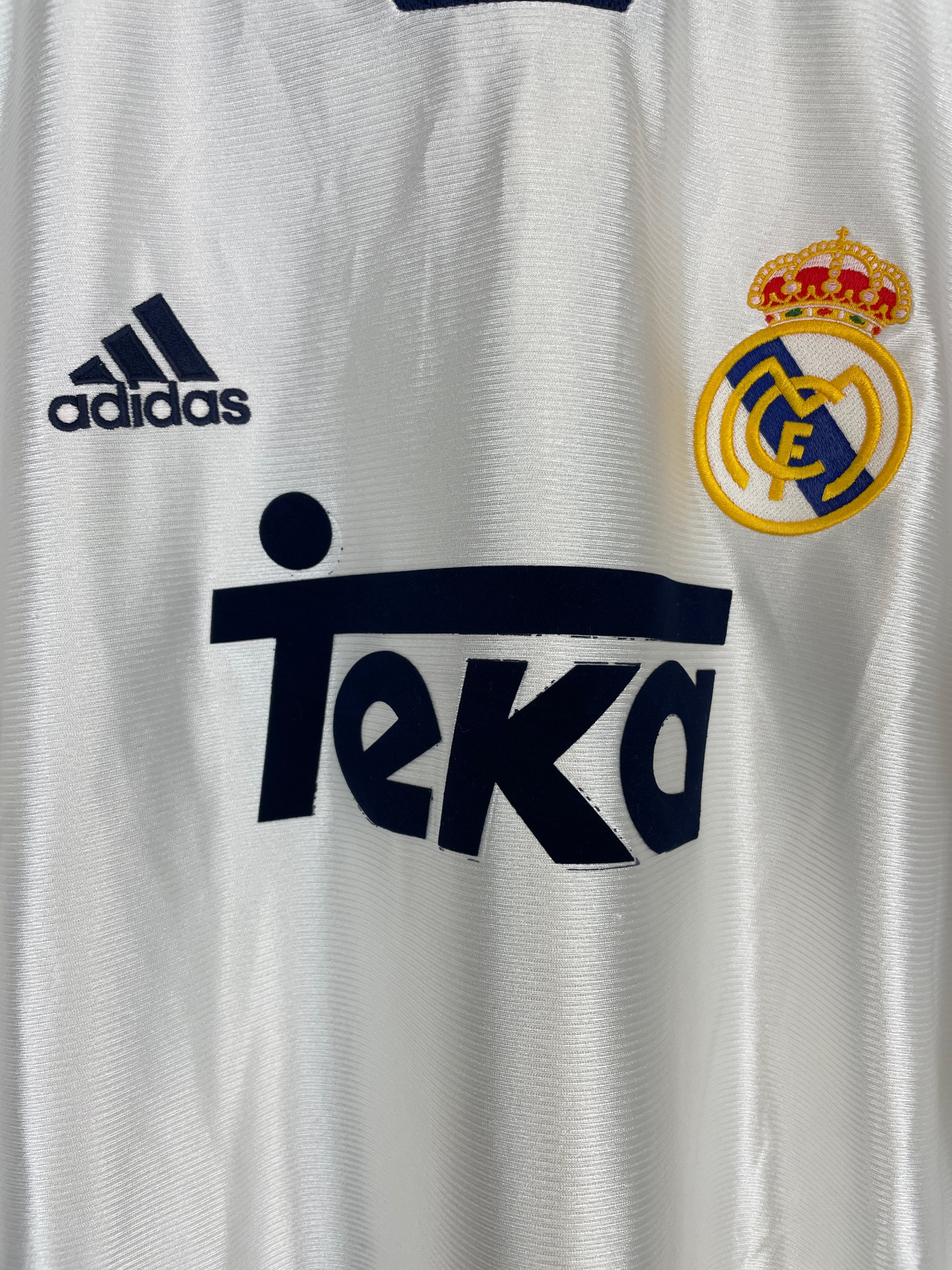 Shop 1998/00 REAL MADRID HOME SHIRT (L) ADIDAS, classic football shirts, vintage football shirts & retro soccer jerseys at Cult Kits