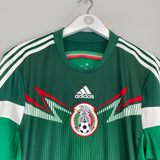 Shop 2014/15 MEXICO HOME SHIRT (L) ADIDAS, classic football shirts, vintage football shirts & retro soccer jerseys at Cult Kits