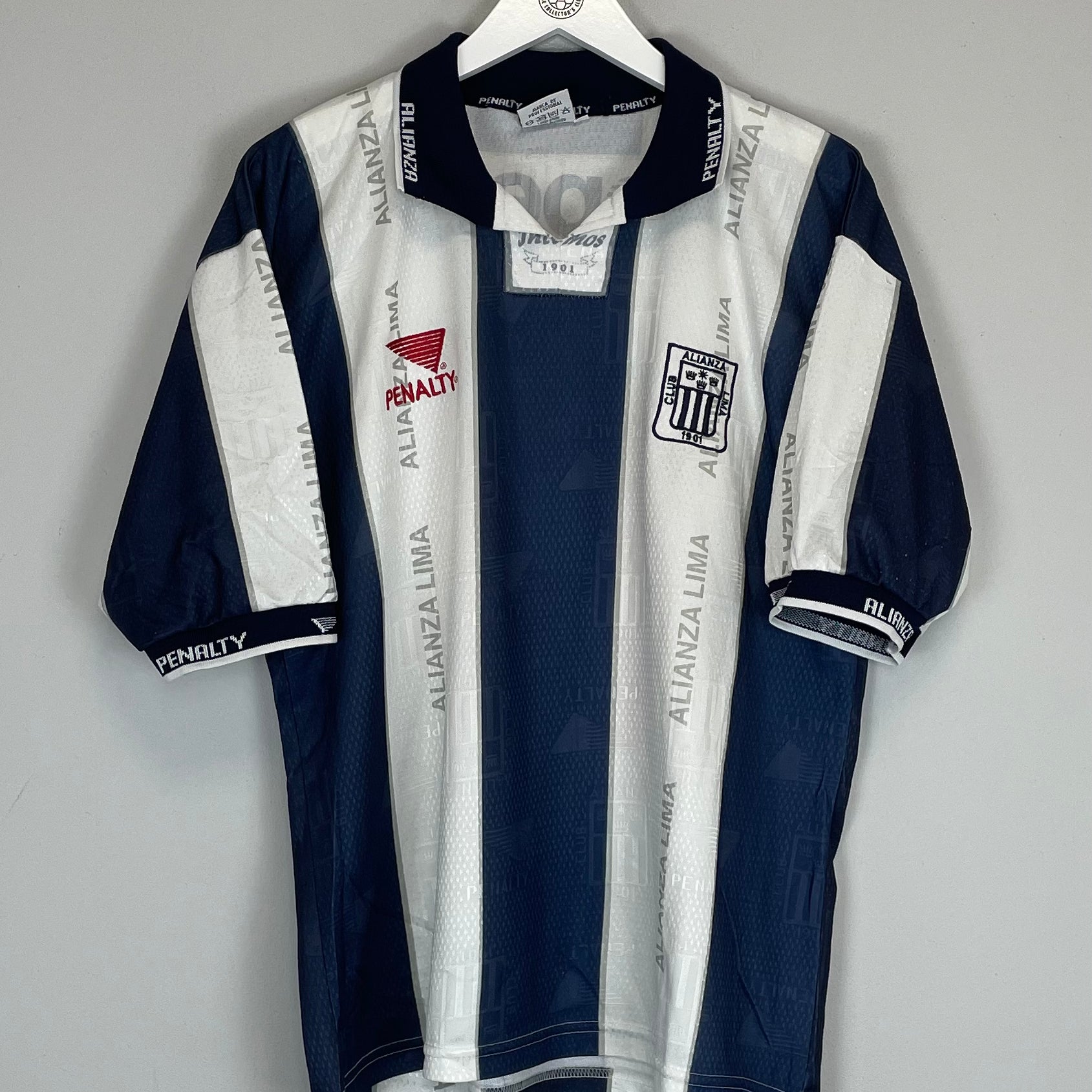 Shop 1998 ALIANZA LIMA #14 HOME SHIRT (L) PENALTY, classic football shirts, vintage football shirts & retro soccer jerseys at Cult Kits