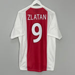 Shop 2002/03 AJAX ZLATAN #9 HOME SHIRT (M) ADIDAS, classic football shirts, vintage football shirts & retro soccer jerseys at Cult Kits