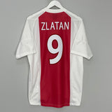 Shop 2002/03 AJAX ZLATAN #9 HOME SHIRT (M) ADIDAS, classic football shirts, vintage football shirts & retro soccer jerseys at Cult Kits