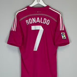 Shop 2014/15 REAL MADRID RONALDO #7 AWAY SHIRT (L) ADIDAS, classic football shirts, vintage football shirts & retro soccer jerseys at Cult Kits