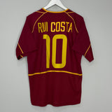 Shop 2002/04 PORTUGAL RUI COSTA #10 HOME SHIRT (M) NIKE, classic football shirts, vintage football shirts & retro soccer jerseys at Cult Kits