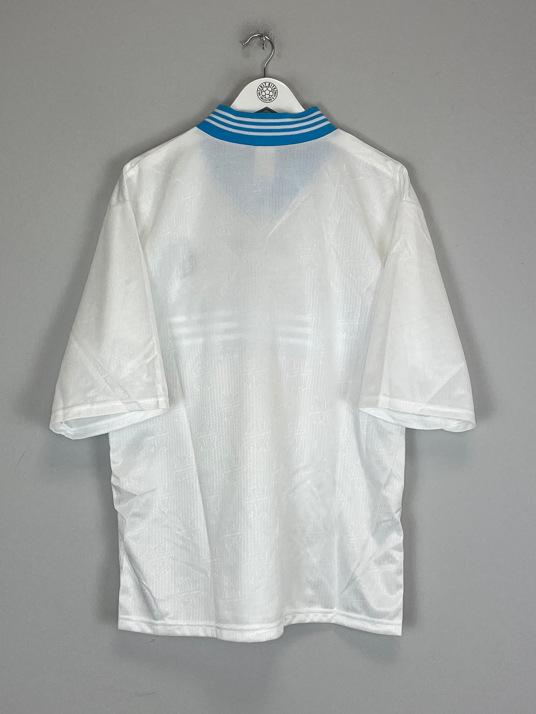 Shop 1997/98 MARSEILLE HOME SHIRT (L) ADIDAS, classic football shirts, vintage football shirts & retro soccer jerseys at Cult Kits