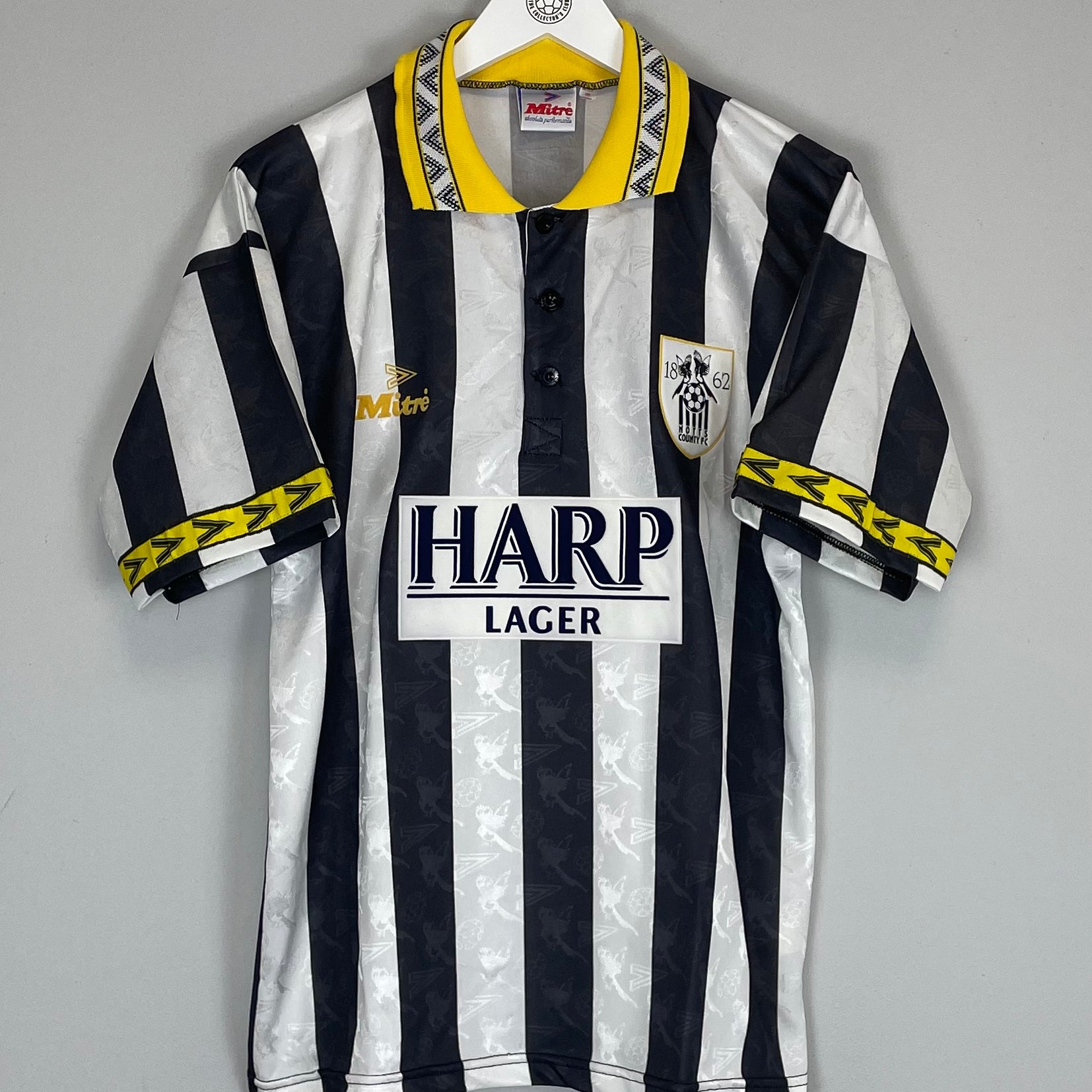 Shop 1994/96 NOTTS COUNTY *MINT* HOME SHIRT (M) MITRE, classic football shirts, vintage football shirts & retro soccer jerseys at Cult Kits