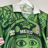 Shop 1998/99 MEXICO HOME SHIRT (M) ABA SPORT, classic football shirts, vintage football shirts & retro soccer jerseys at Cult Kits