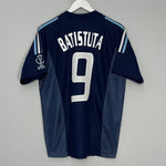 Shop 2002/04 ARGENTINA BATISTUTA #9 AWAY SHIRT (M) ADIDAS, classic football shirts, vintage football shirts & retro soccer jerseys at Cult Kits
