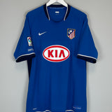 2007/08 ATLETICO MADRID FORLAN #7 AWAY SHIRT (XL) NIKE