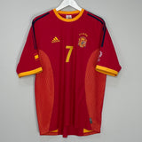 Shop 2002/04 SPAIN RAUL #7 HOME SHIRT (L) ADIDAS, classic football shirts, vintage football shirts & retro soccer jerseys at Cult Kits