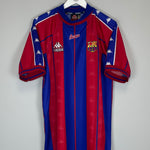 Shop 1997/98 BARCELONA STOICHKOV #8 HOME SHIRT (XL) KAPPA, classic football shirts, vintage football shirts & retro soccer jerseys at Cult Kits