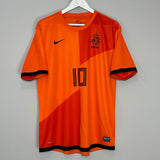 Shop 2012/13 NETHERLANDS SNEIJDER #10 HOME SHIRT (L) NIKE, classic football shirts, vintage football shirts & retro soccer jerseys at Cult Kits