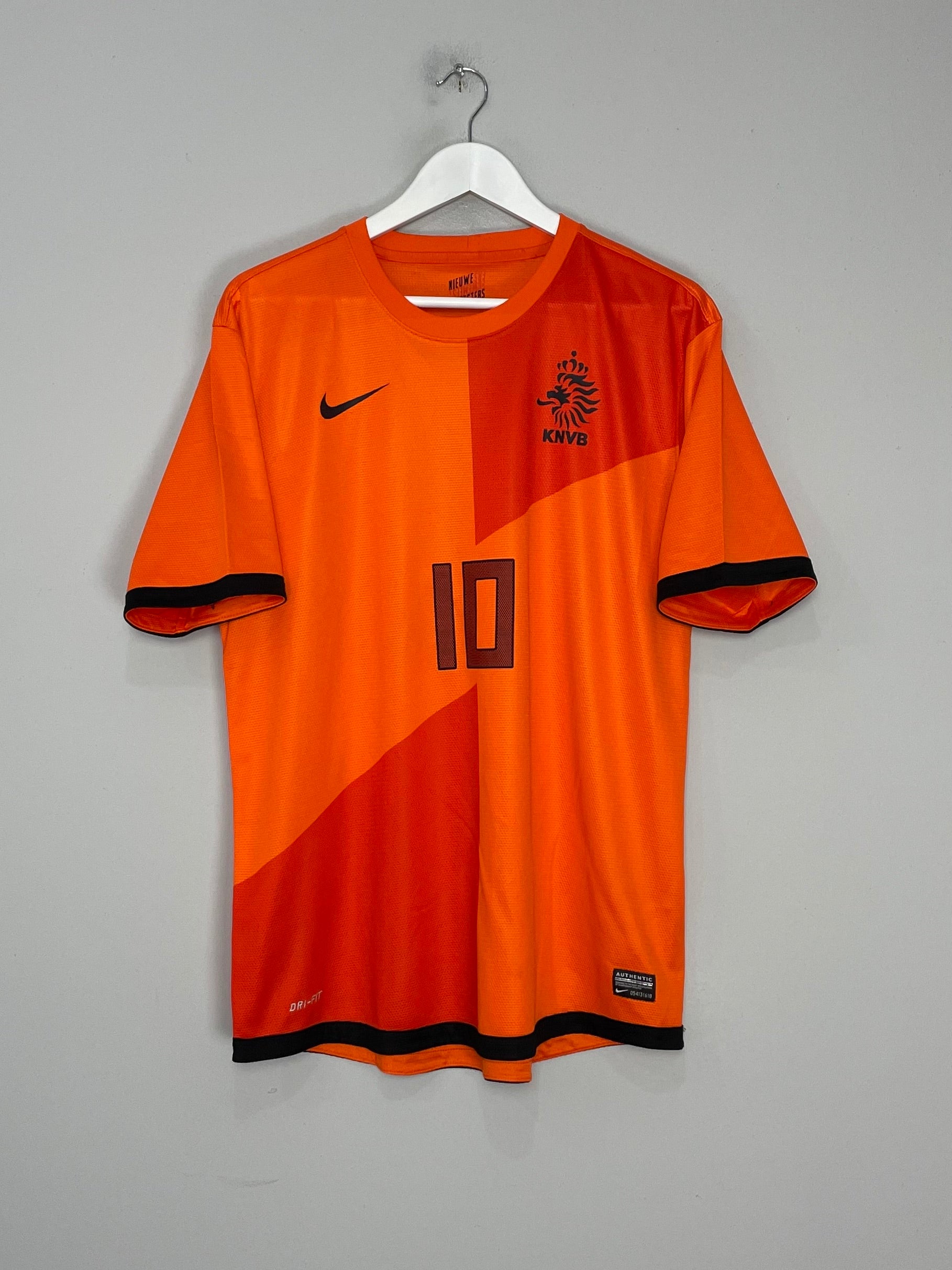 Shop 2012/13 NETHERLANDS SNEIJDER #10 HOME SHIRT (L) NIKE, classic football shirts, vintage football shirts & retro soccer jerseys at Cult Kits