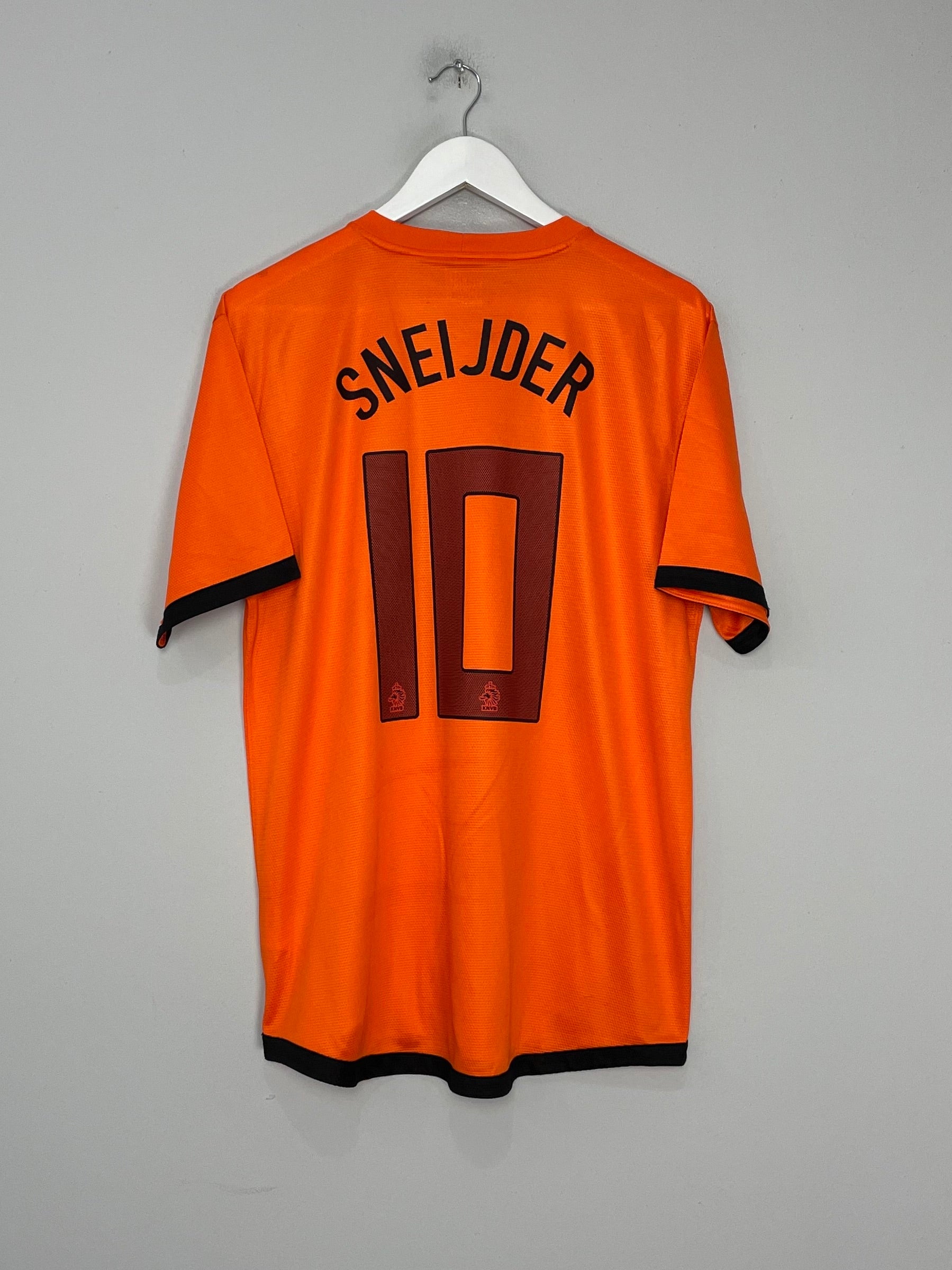 Shop 2012/13 NETHERLANDS SNEIJDER #10 HOME SHIRT (L) NIKE, classic football shirts, vintage football shirts & retro soccer jerseys at Cult Kits