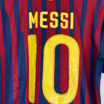 Shop 2011/12 BARCELONA MESSI #10 HOME SHIRT (L) NIKE, classic football shirts, vintage football shirts & retro soccer jerseys at Cult Kits
