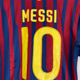 Shop 2011/12 BARCELONA MESSI #10 HOME SHIRT (L) NIKE, classic football shirts, vintage football shirts & retro soccer jerseys at Cult Kits