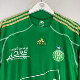 2009/10 ST ETIENNE *PLAYER ISSUE* L/S HOME SHIRT (XL) ADIDAS