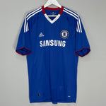 Shop 2010/11 CHELSEA DROGBA #11 HOME SHIRT (L) ADIDAS, classic football shirts, vintage football shirts & retro soccer jerseys at Cult Kits