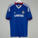Shop 2010/11 CHELSEA DROGBA #11 HOME SHIRT (L) ADIDAS, classic football shirts, vintage football shirts & retro soccer jerseys at Cult Kits