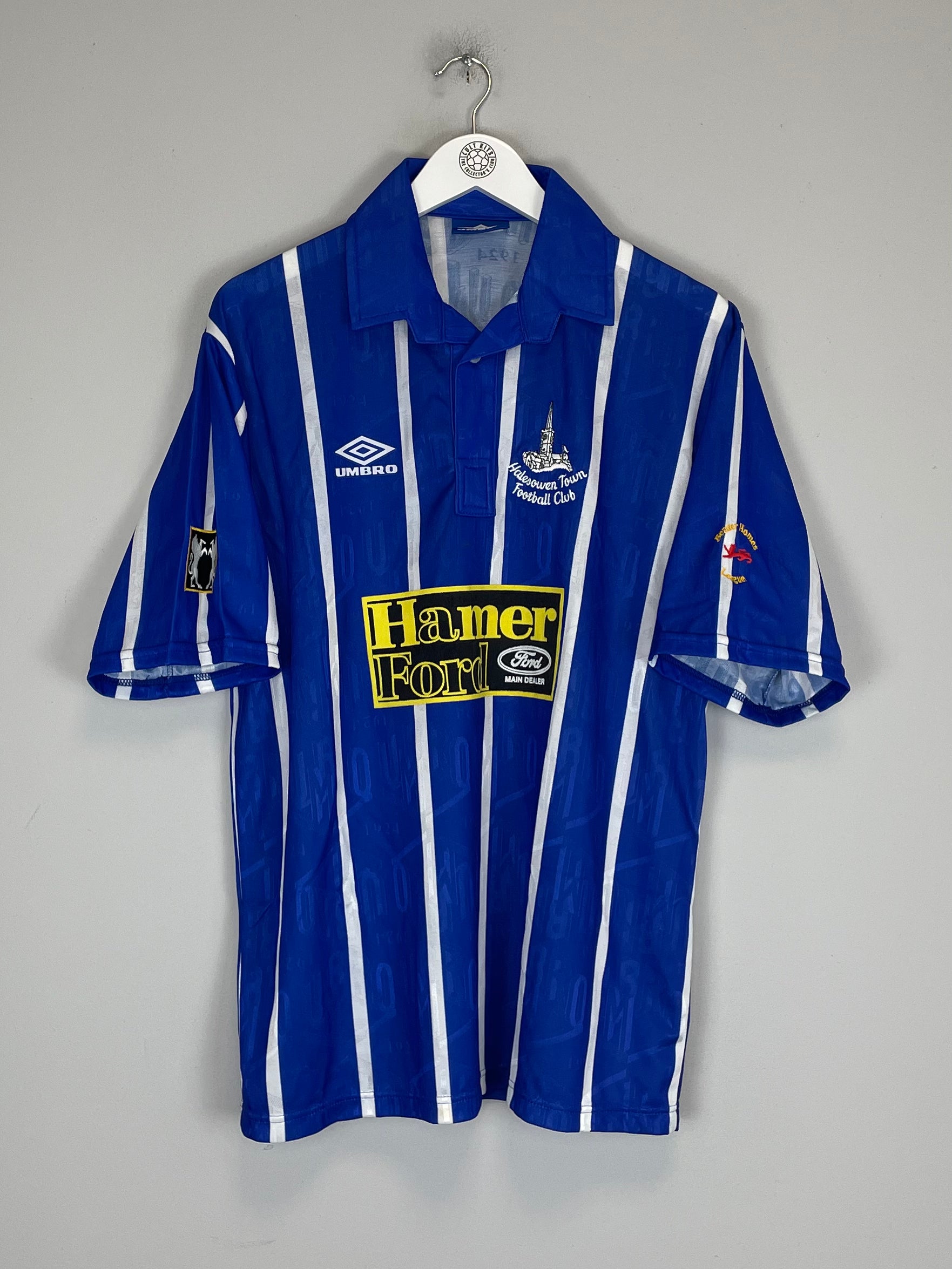 Shop 1995/96 HALESTOWN FC *MINT* HOME SHIRT (L) UMBRO, classic football shirts, vintage football shirts & retro soccer jerseys at Cult Kits