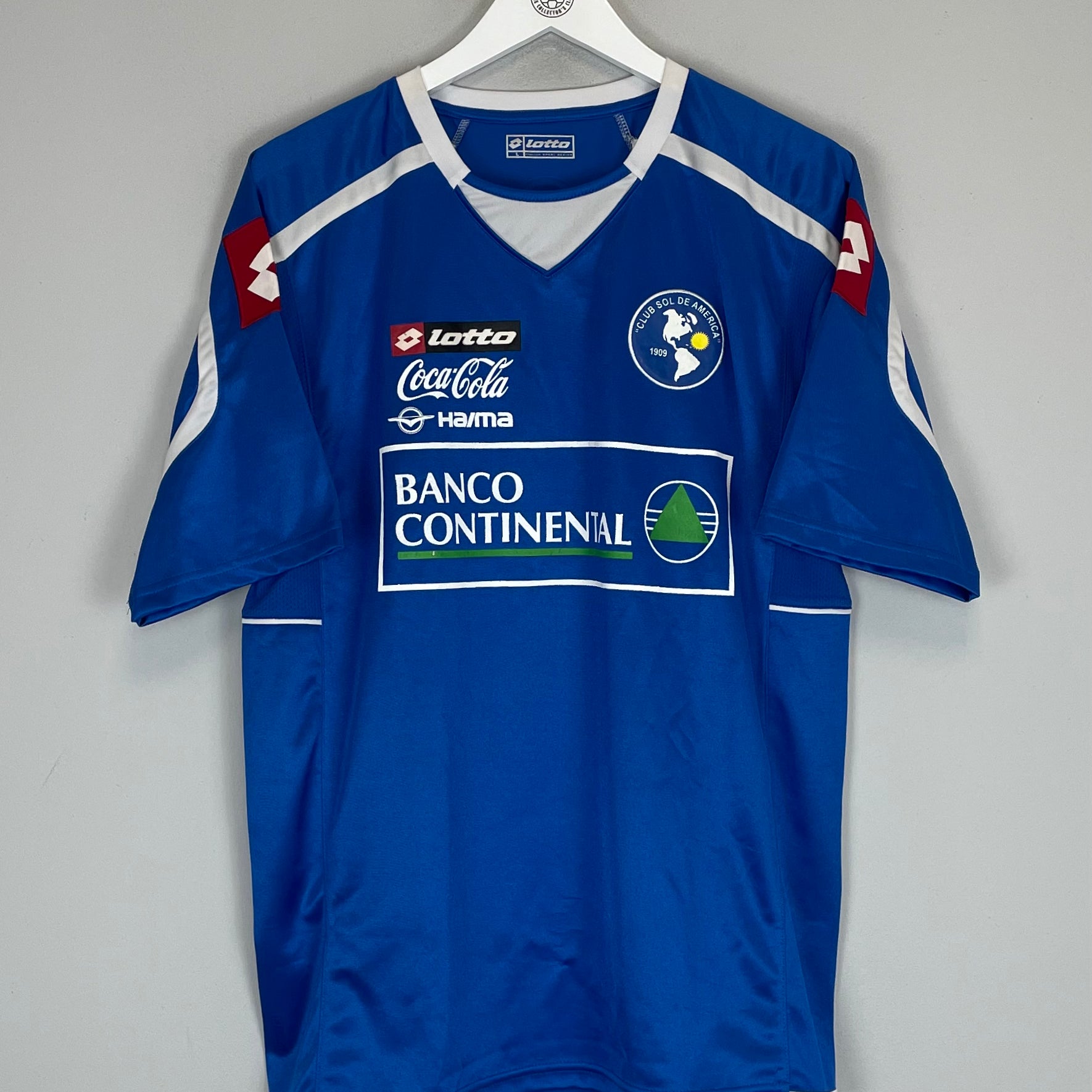 Shop 2003/04 SOL DE AMERICA #11 HOME SHIRT (L) LOTTO, classic football shirts, vintage football shirts & retro soccer jerseys at Cult Kits