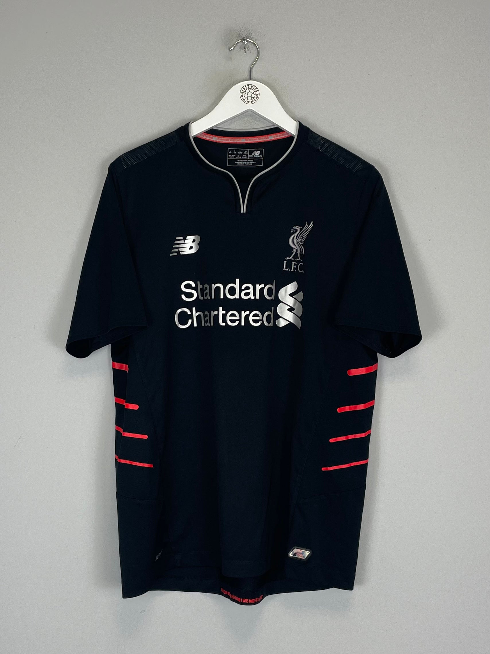 Shop 2016/17 LIVERPOOL MANE #19 AWAY SHIRT (L) NEW BALANCE, classic football shirts, vintage football shirts & retro soccer jerseys at Cult Kits