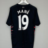 Shop 2016/17 LIVERPOOL MANE #19 AWAY SHIRT (L) NEW BALANCE, classic football shirts, vintage football shirts & retro soccer jerseys at Cult Kits