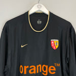Shop 2002/03 RC LENS L/S AWAY SHIRT (XL) NIKE, classic football shirts, vintage football shirts & retro soccer jerseys at Cult Kits