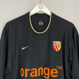 Shop 2002/03 RC LENS L/S AWAY SHIRT (XL) NIKE, classic football shirts, vintage football shirts & retro soccer jerseys at Cult Kits