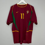 Shop 2002/04 PORTUGAL C.RONALDO #11 HOME SHIRT (L) NIKE, classic football shirts, vintage football shirts & retro soccer jerseys at Cult Kits
