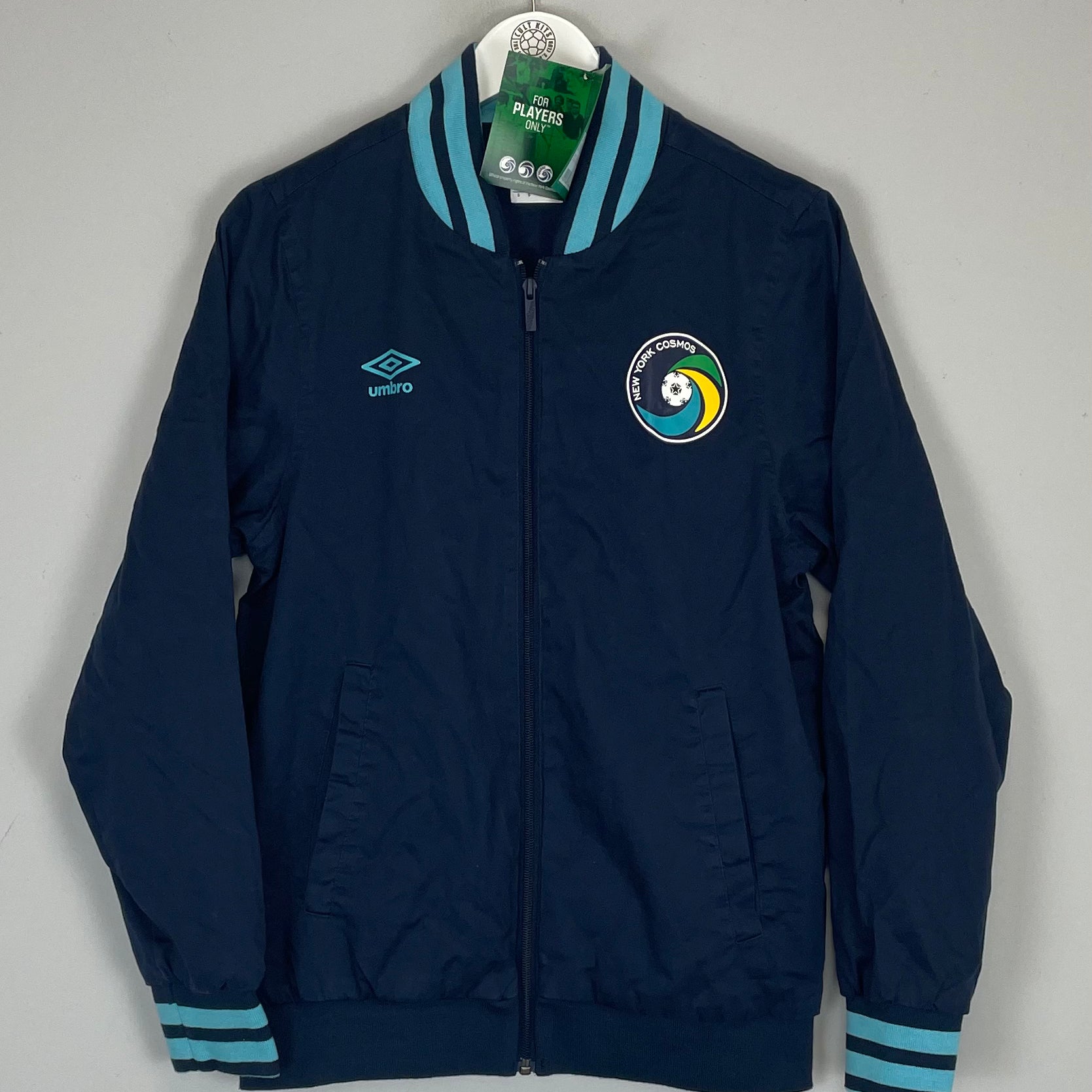 Shop 2011/12 NEW YORK COSMOS *BNWT* TRACK JACKET (S) UMBRO, classic football shirts, vintage football shirts & retro soccer jerseys at Cult Kits