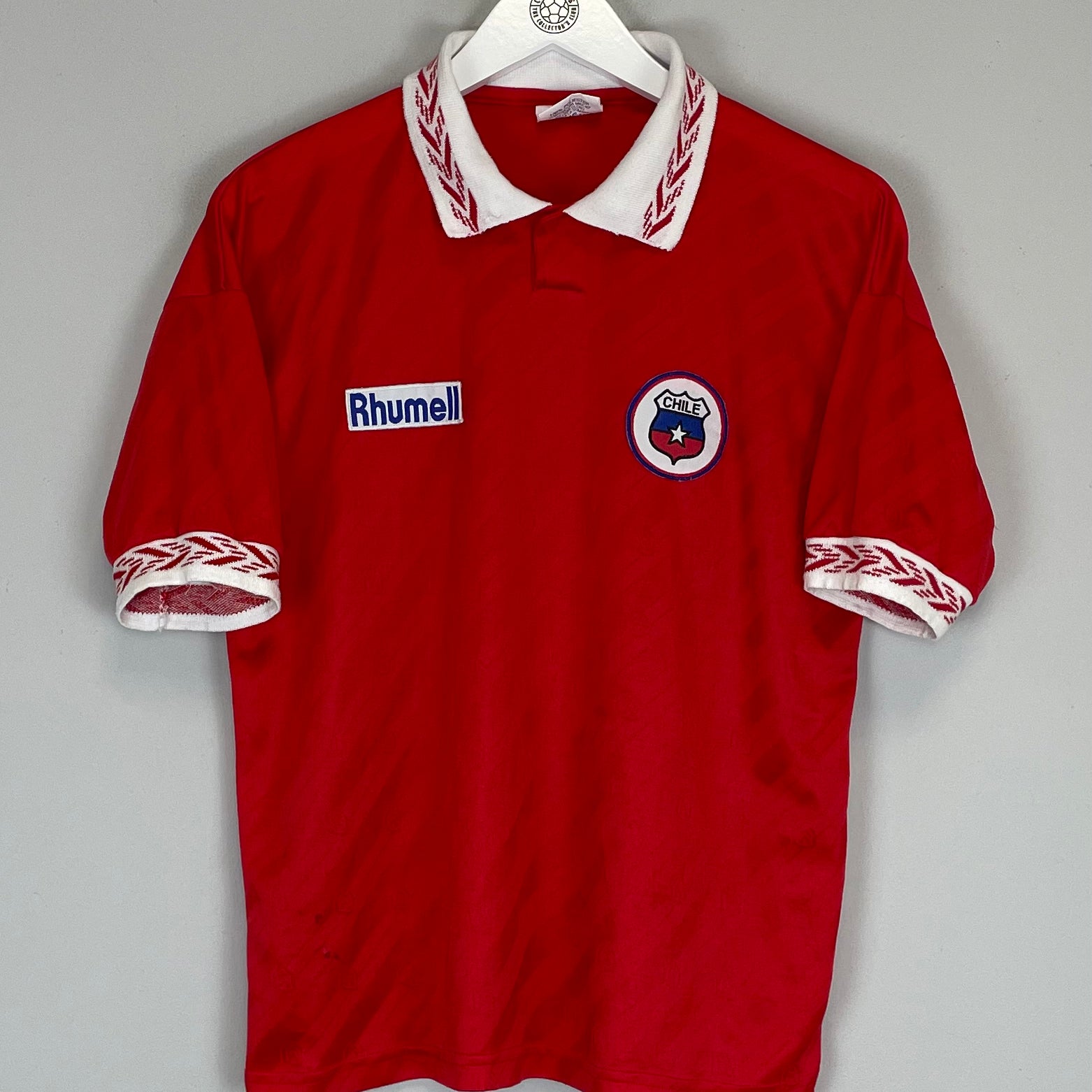 Shop 1995/96 CHILE HOME SHIRT (S) RHUMMEL, classic football shirts, vintage football shirts & retro soccer jerseys at Cult Kits