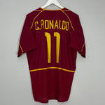 Shop 2002/04 PORTUGAL C.RONALDO #11 HOME SHIRT (L) NIKE, classic football shirts, vintage football shirts & retro soccer jerseys at Cult Kits