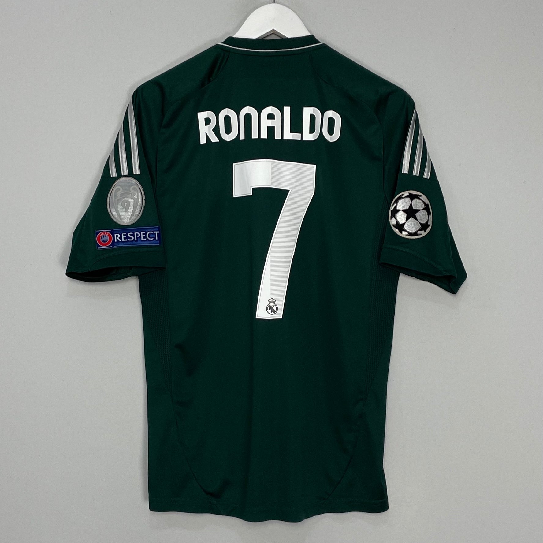 Shop 2012/13 REAL MADRID RONALDO #7 C/L THIRD SHIRT (M) ADIDAS, classic football shirts, vintage football shirts & retro soccer jerseys at Cult Kits