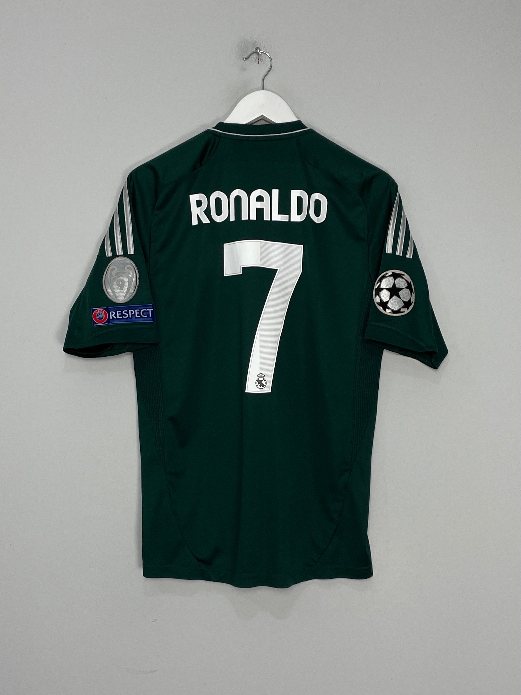 Shop 2012/13 REAL MADRID RONALDO #7 C/L THIRD SHIRT (M) ADIDAS, classic football shirts, vintage football shirts & retro soccer jerseys at Cult Kits