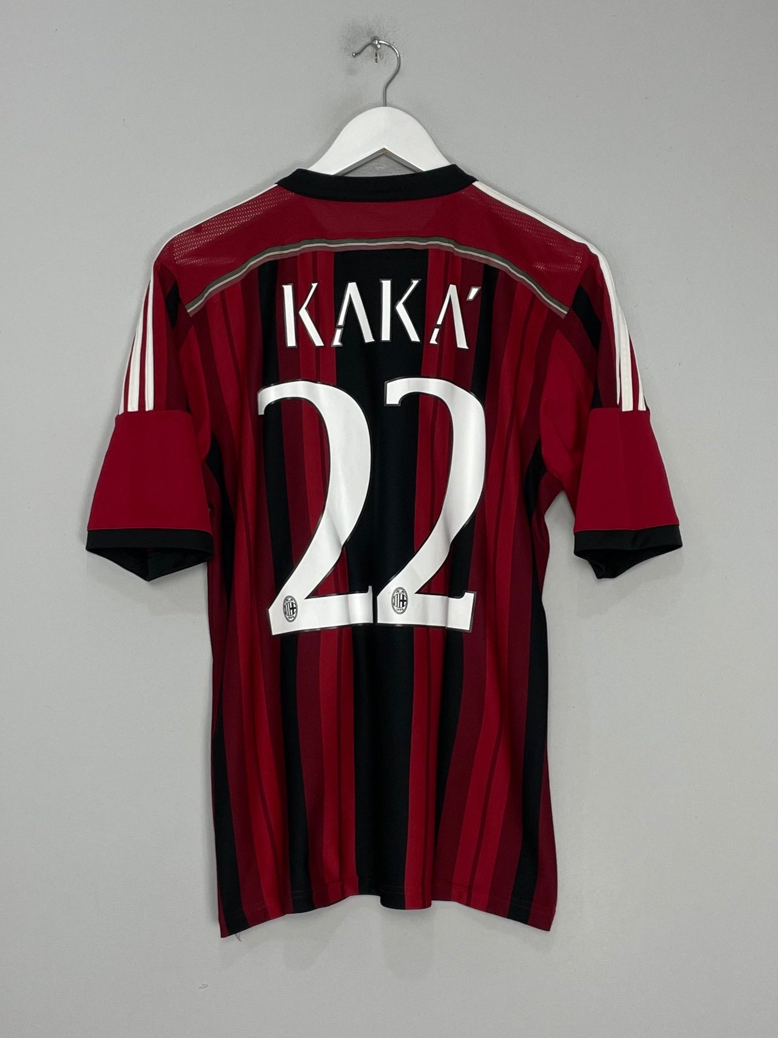 2014/15 AC MILAN KAKA #22 HOME SHIRT (M) ADIDAS