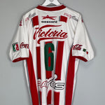 Shop 2000/01 NECAXA #6 HOME SHIRT (M) EESCORD, classic football shirts, vintage football shirts & retro soccer jerseys at Cult Kits
