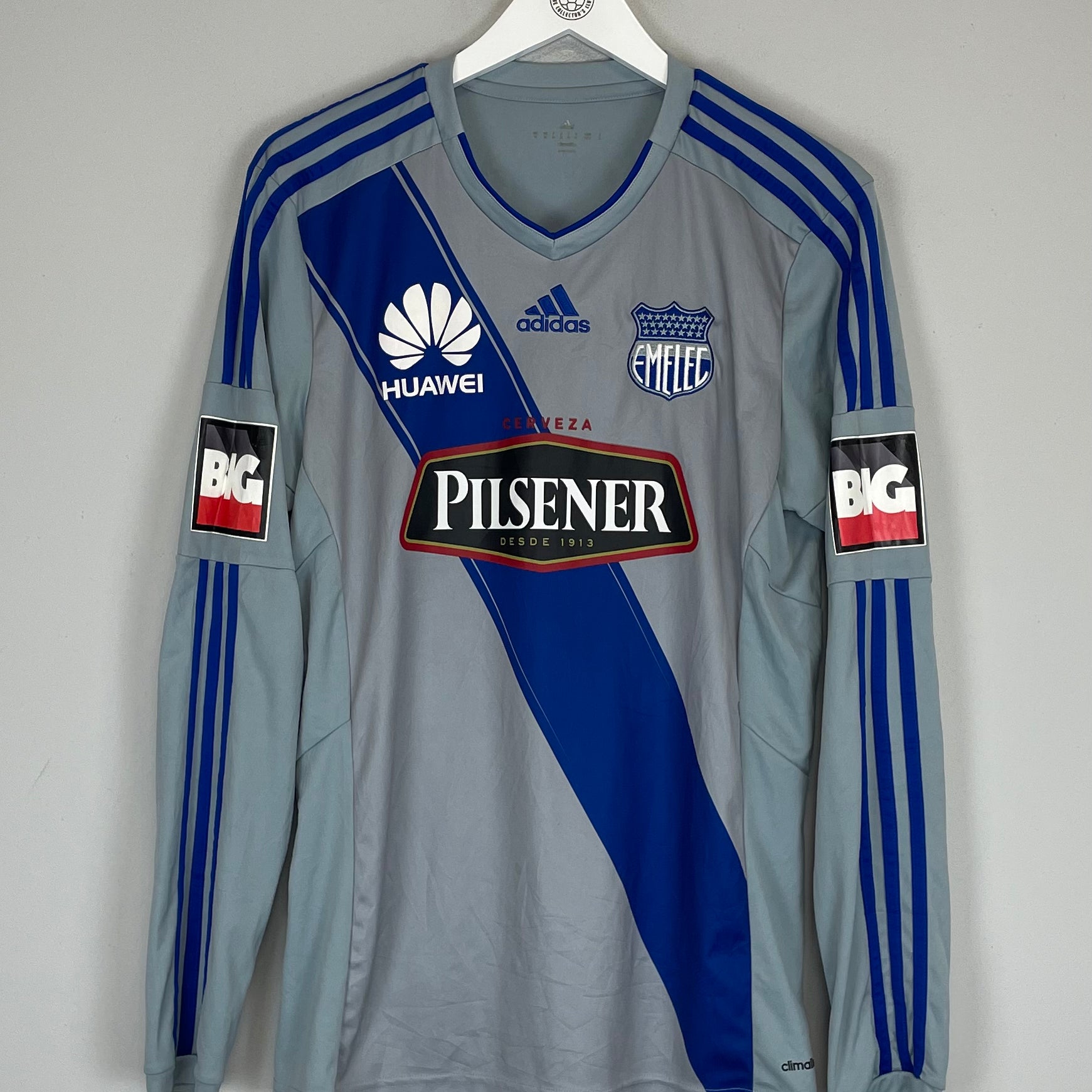 Shop 2016/17 EMELEC L/S AWAY SHIRT (M) ADIDAS, classic football shirts, vintage football shirts & retro soccer jerseys at Cult Kits