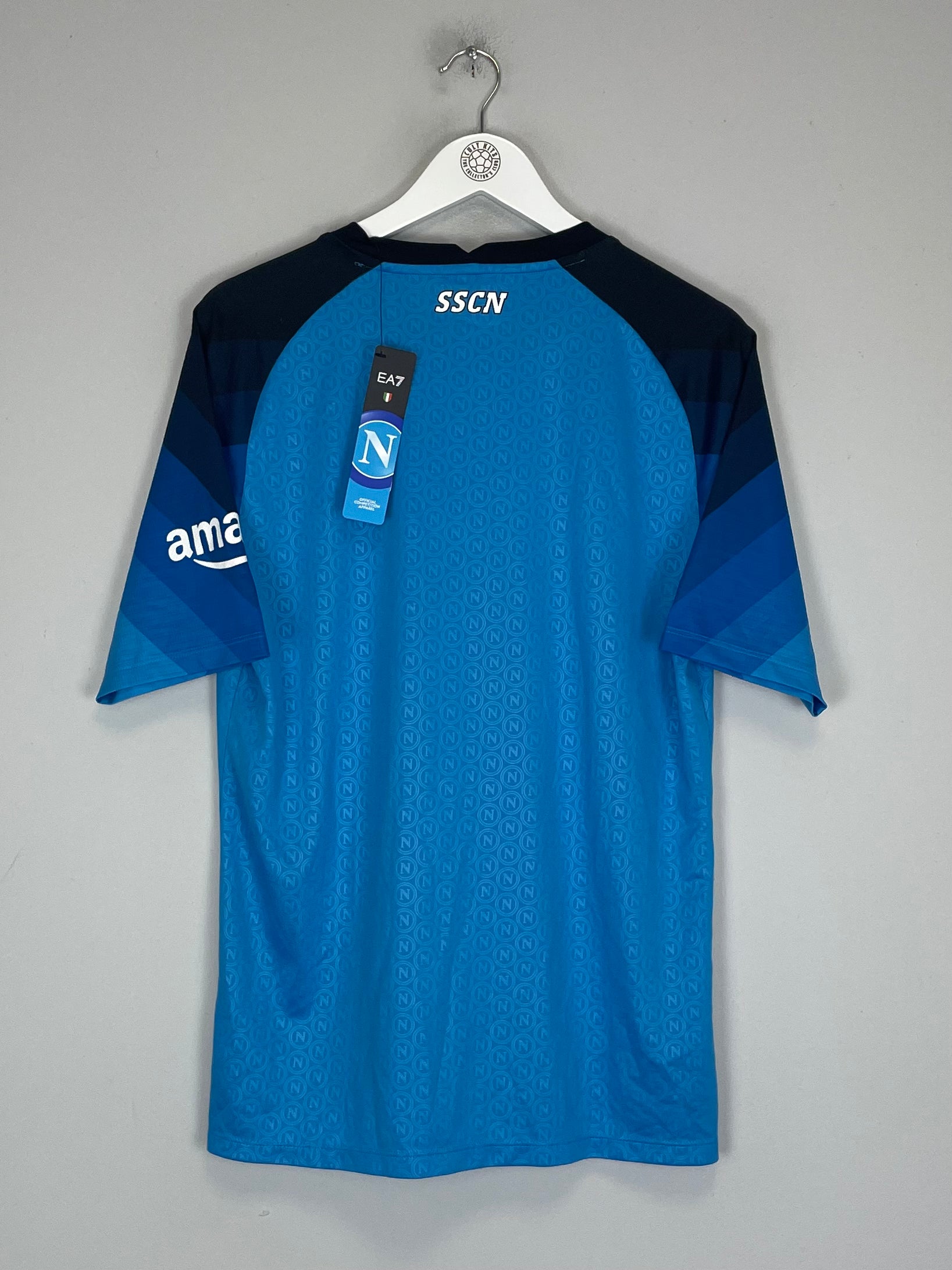 Shop 2022/23 NAPOLI *BNWT* HOME SHIRT (XL) EA7, classic football shirts, vintage football shirts & retro soccer jerseys at Cult Kits