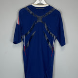 Shop 2009/10 FRANCE *PLAYER ISSUE* HOME SHIRT (L) ADIDAS, classic football shirts, vintage football shirts & retro soccer jerseys at Cult Kits